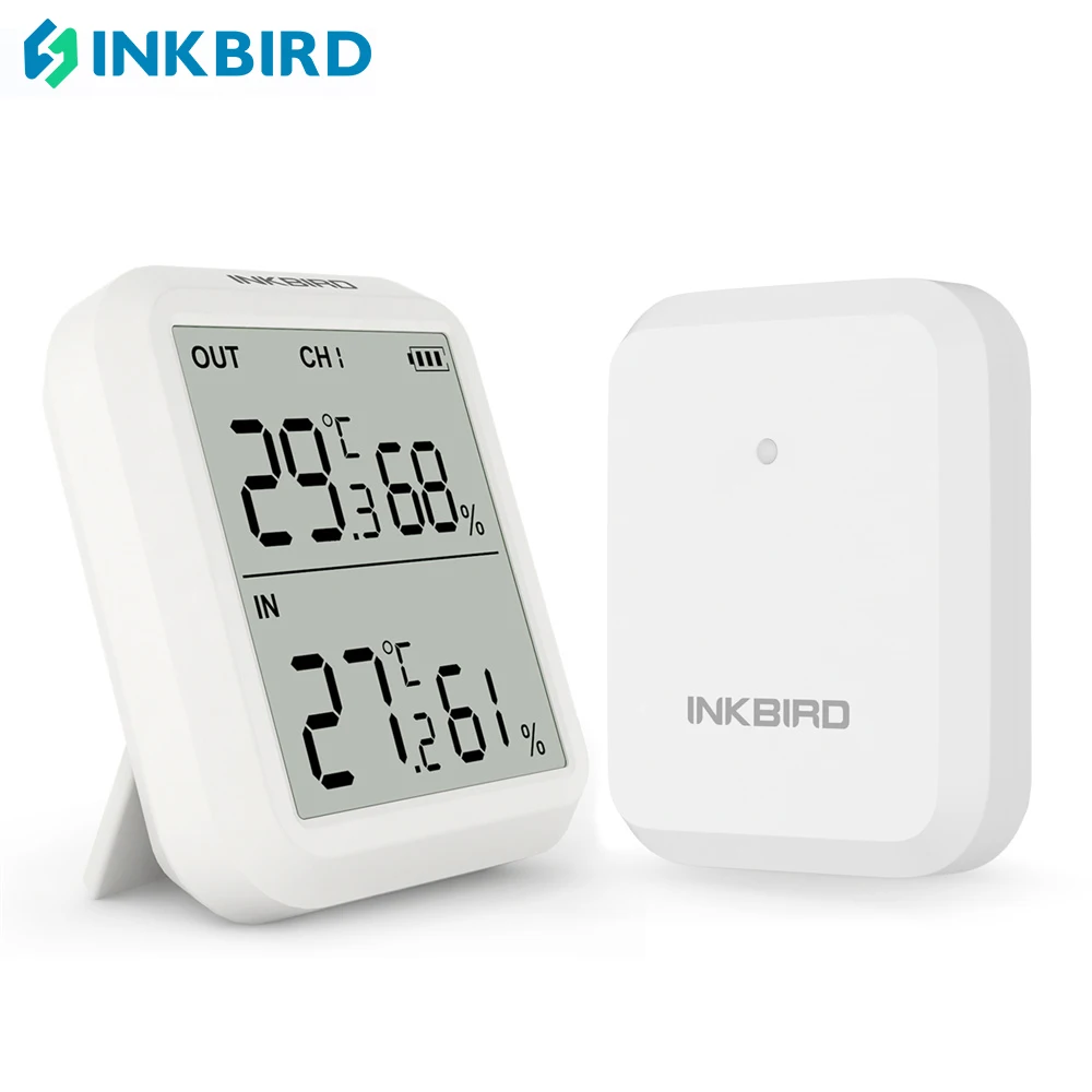 

INKBIRD ITH-20R Digital Hygrometer Indoor Thermometer Humidity Gauge with Accurate Temperature Display for House Kitchen Garage