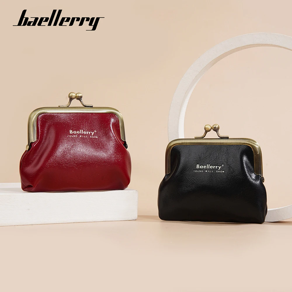 Новые простые короткие женские кошельки Baellerry карман для монет держатель карт
