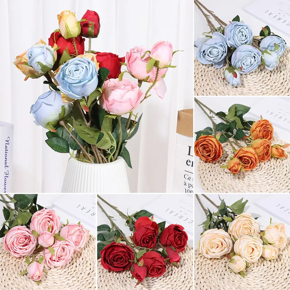 

DIY Ремесло Сад букет вечерние ринка Декор Фото Реквизит искусственные цветы фоторозы цветы