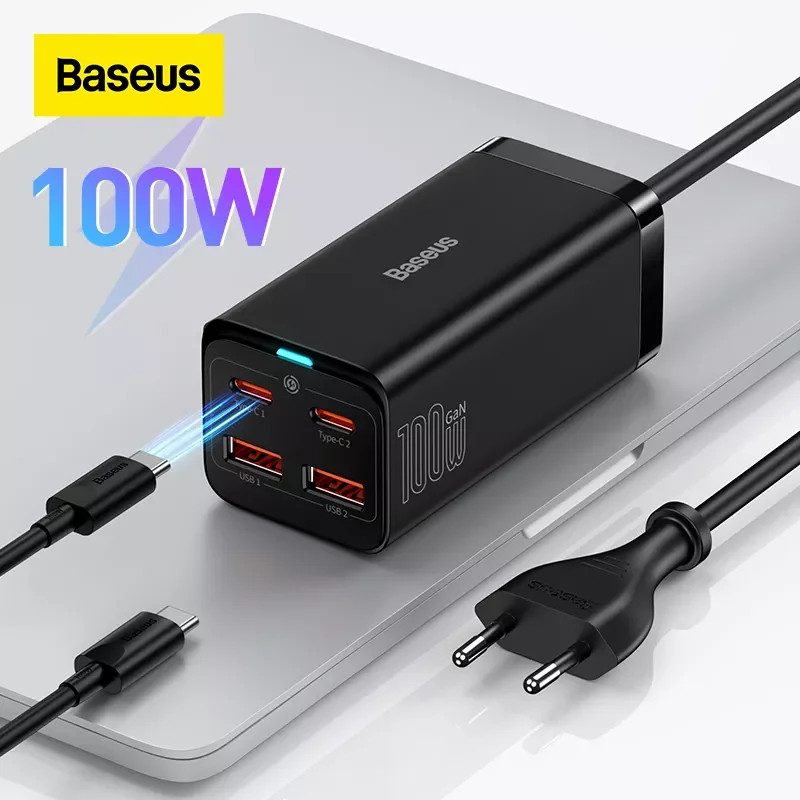 

Зарядное устройство сетевое 4 в 1, 100/65 Вт, для iPhone 13/12 Pro Max