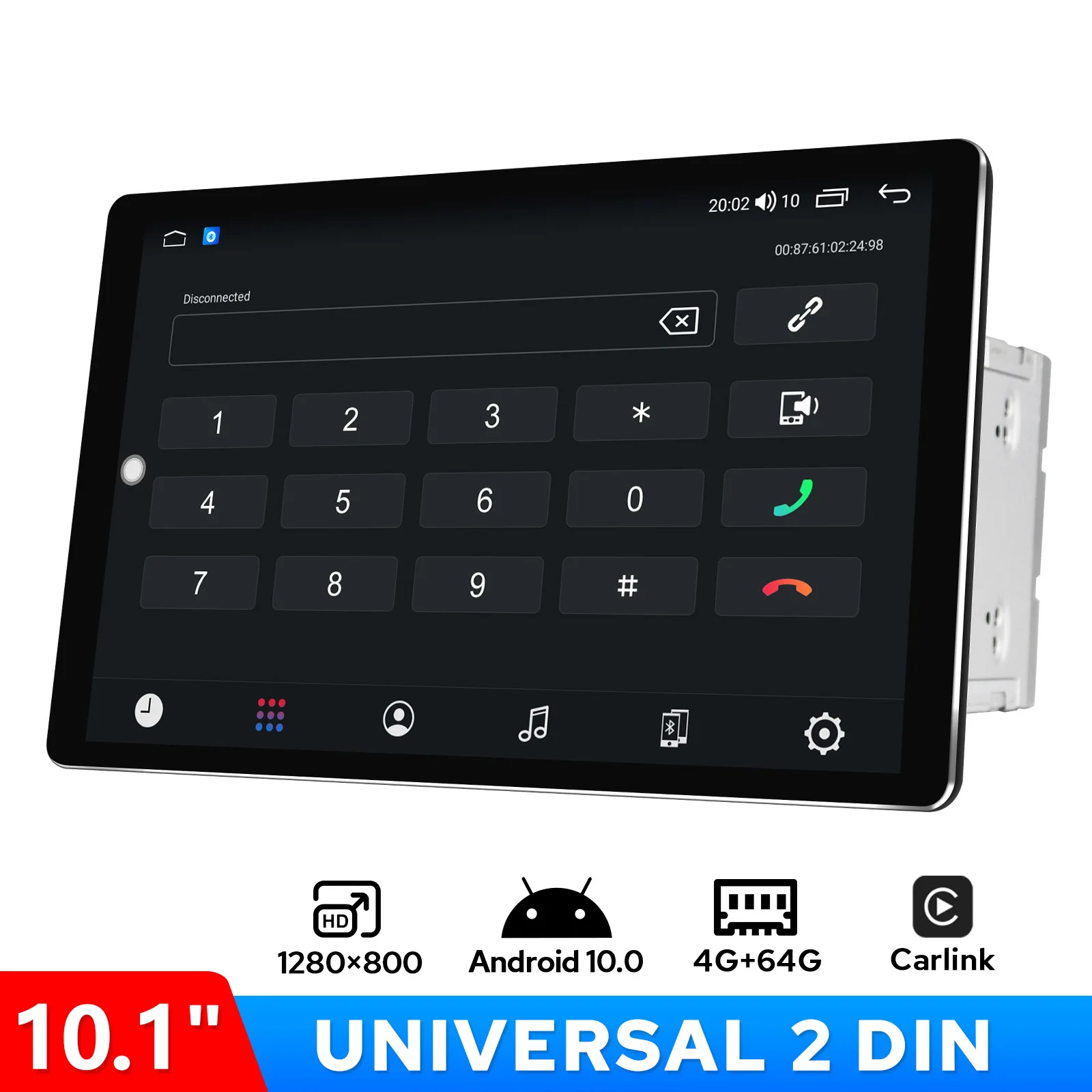 Автомобильный радиоприемник Joying универсальный мультимедийный видеоплеер на