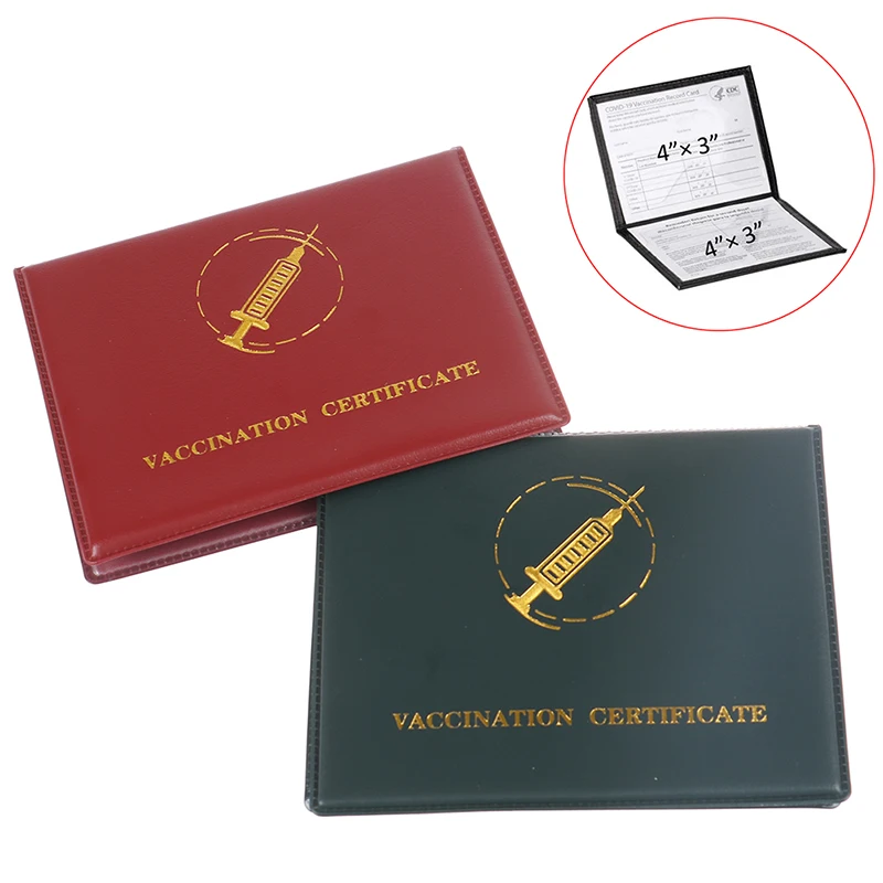 

Vaccination Card Protector 4×3 Inches Immunization Record Vaccine Cards Cover