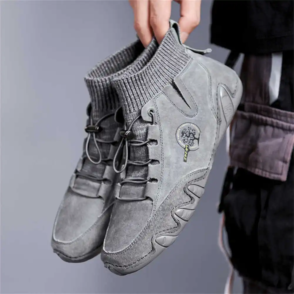 

lace-free hi cut saddle shoes Tennis Male sneakers Men plus size sport basquet tenia universal brands runners Loafers real YDX1
