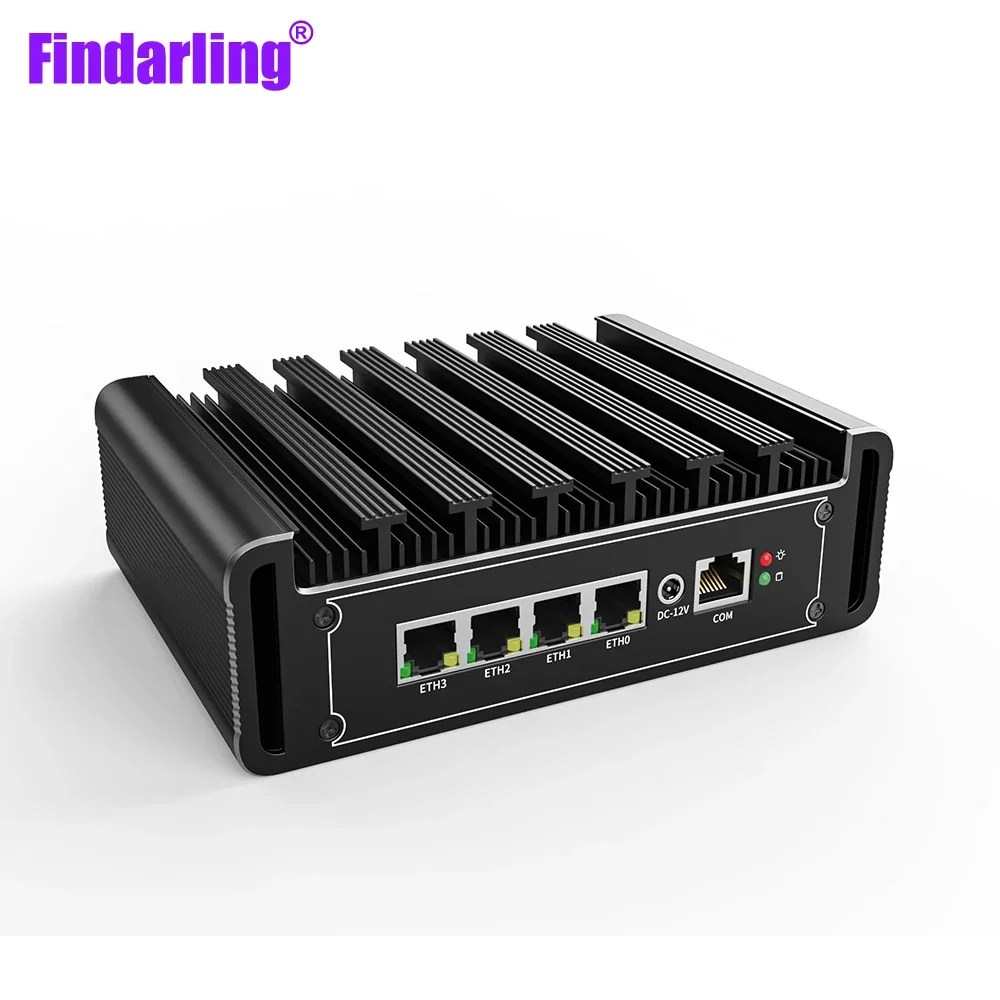 

Pfsense Soft Router, Fanless Intel Jasper Lake N5105 ,Firmwall Support NVME 4*Intel 2.5G I225 NICs ,1DP 1HD Output