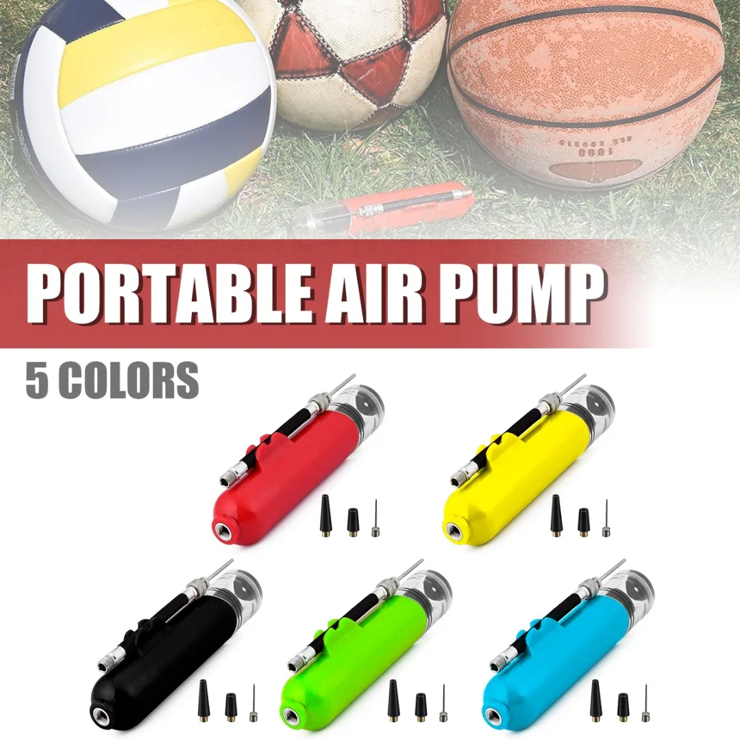 

1pc Bicycle Inflator Pumps Portable Air Pump Inflator Fit for Basketball Football Volleyball Inflatable Tool Supplies