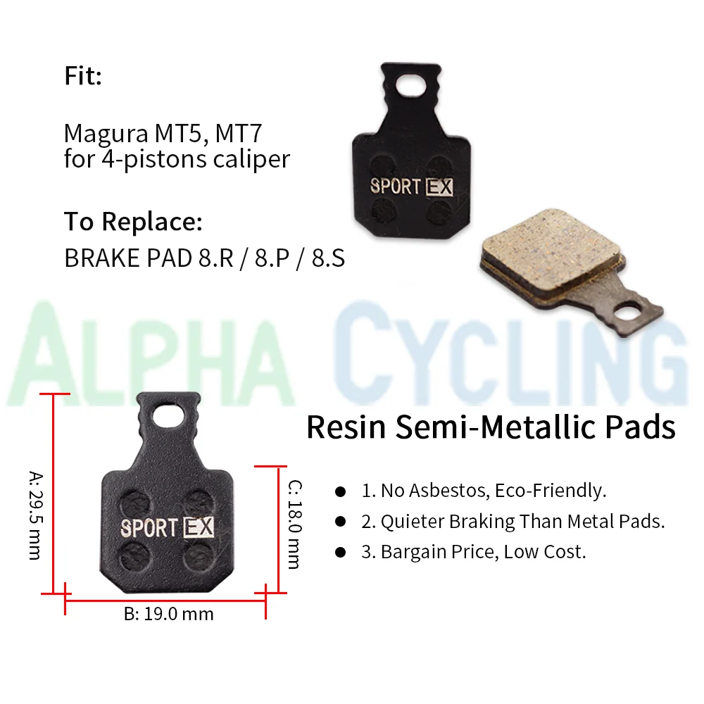 Рисунок 4 - Велосипедные тормозные колодки для Magura Pad 8.R