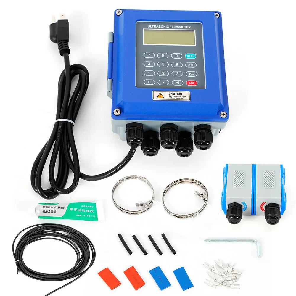 

Digital Portable Ultrasonic Flowmeters Flow Meter TUF-2000B-TM-1 Measuring Range DN50-700mm with TM-1 Medium Clamp-on Transducer