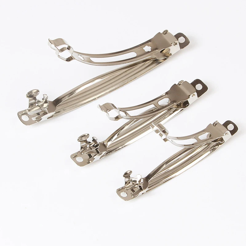 

20 шт оптом Платиновый тупой Серебряный Металл с гальваническим покрытием тон металлический заколка для волос пустые DIY фурнитура для волос ...