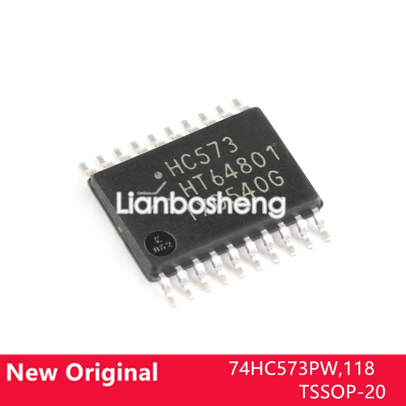 

10 шт. новый оригинальный 74HC573PW,118 TSSOP-20 восемь режимов D-типа прозрачная защелка с тремя режимами выхода