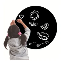 black chalkboard contact paper self adhesive dry erase circles label stickers blackboard decal sticker for childs room home