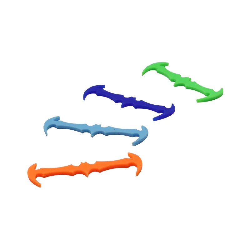 12Pcs/Set Creative Elastic Silicone Shoelaces Children Athletic Running No Tie ShoeLaces All Sneakers Shoes Lace