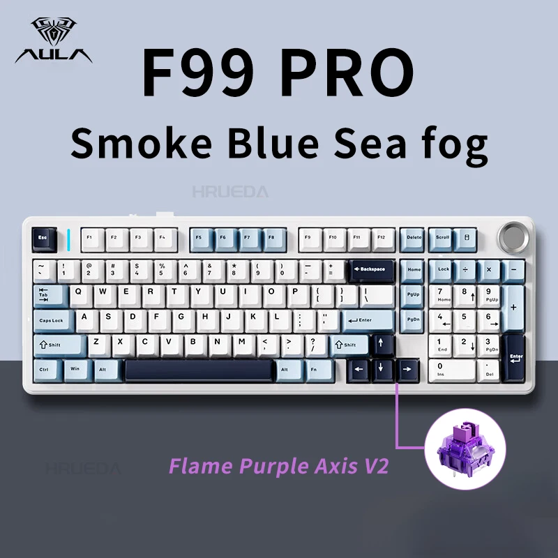 Беспроводная 3-режимная механическая клавиатура Aula F99 Pro