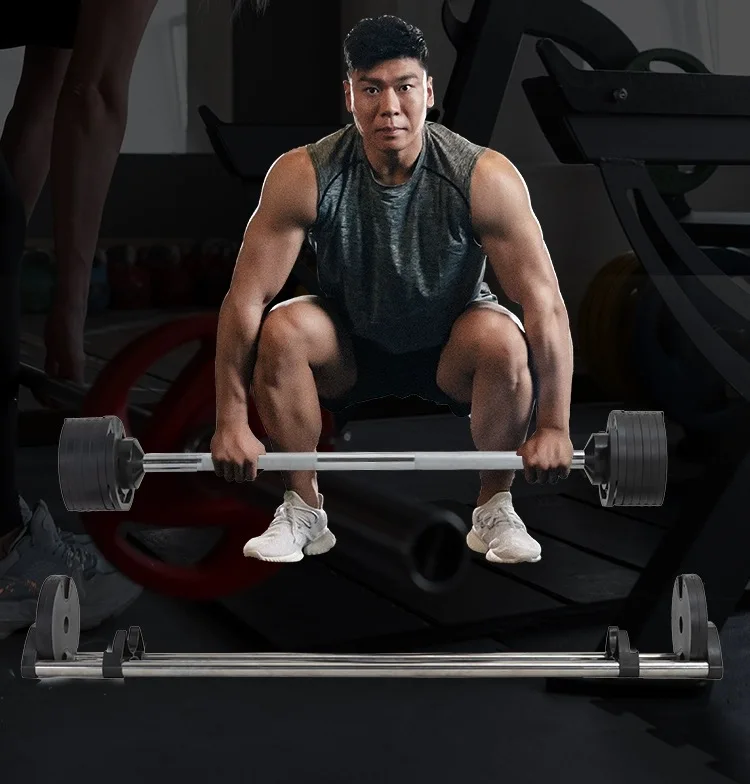 Гимнастическое оборудование многофункциональная штанга 2 в 1 набор гантелей кг с