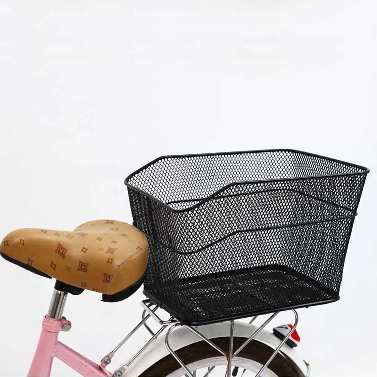 

Basket Bike Rear Bicycle Rack Cargo Girls Front Wire Removable Pannier Cycle Women Tail Handlebar Baskets Scooter Kids Cra