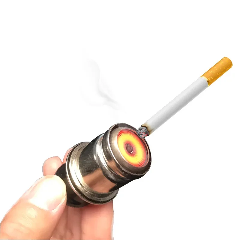 

Modified 12V cigarette lighter plug 21mm cigarette lighter 120W black handle Car cigarette lighter