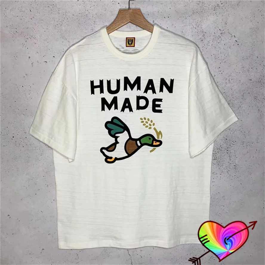 

2022ss Foraging Human Made Duck Tee Men Women Flying Logo 1:1 HUMAN MADE T-shirt Cotton Tops Loose Fit Short Sleeve