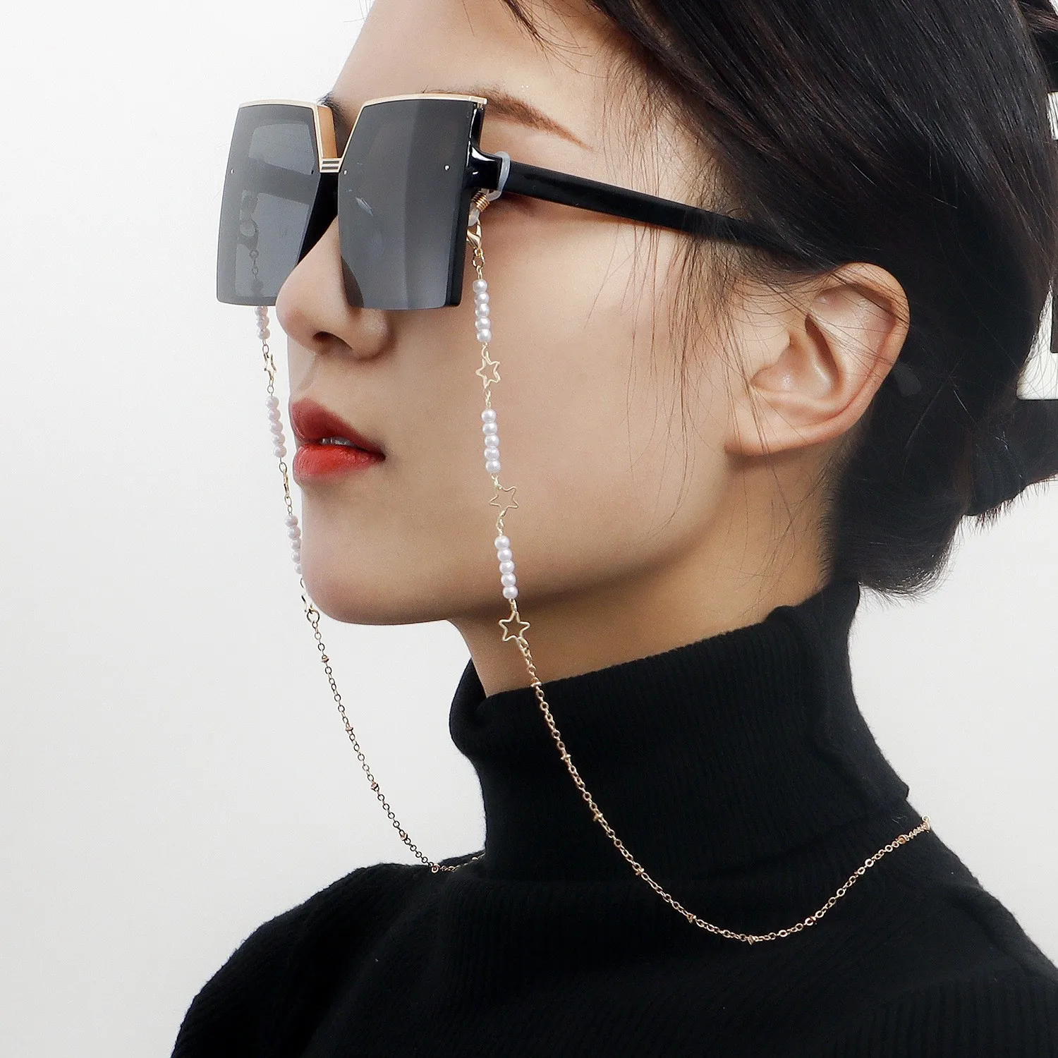 Женская модель с подвесной веревкой и цепочкой против потери модная женская