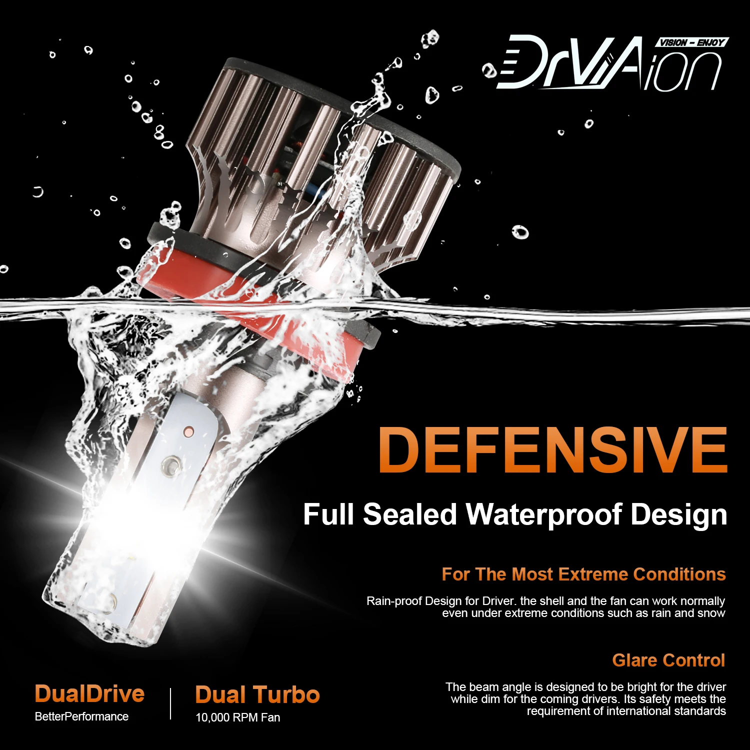 2x H11 H8 светодиодные противотуманные фары Canbus H16 H9 Автомобильная Лампа 6000K белая