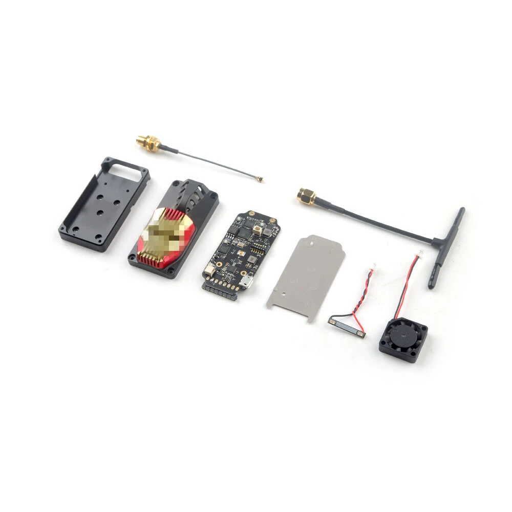 

HappyModel ExpressLRS ELRS ES24TX Slim 2,4G модуль Nano TX с охлаждающим вентилятором корпуса CNC для TBS Tango 2 Pro FRSKY X-Lite X9 Lite
