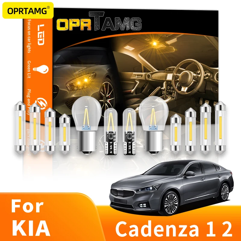 

Interior LED For KIA Cadenza 1 2 1996-2022 2021 2020 1999 1998 1997 Canbus Car Bulb Indoor Dome Map Light Kit Error Free Led