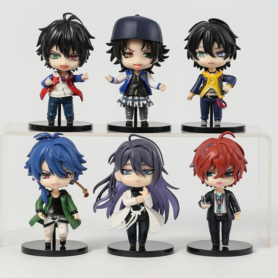 

Anime Figure Hypnosis Mic Division Rap Battle Yamada Ichiro Jiro Saburo Dead or Alive ill-DOC DOPPO PVC Figurines Toys 6pcs/set