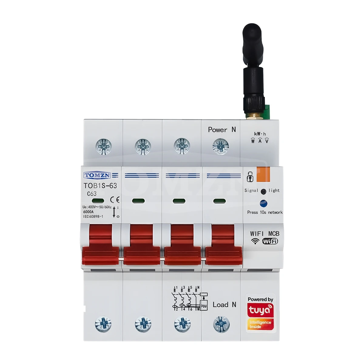 

Smart WiFi автомат TOMZN TOB1S 63A 220В