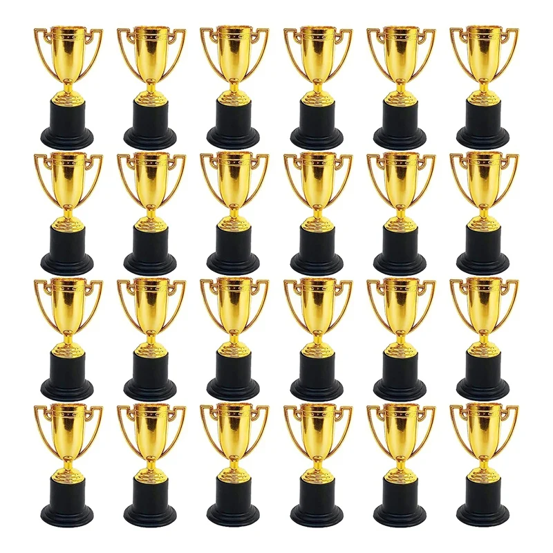 

24 Piece Mini Trophy For Kids Awards For Party Favors,Rewards,Sports,Competitions