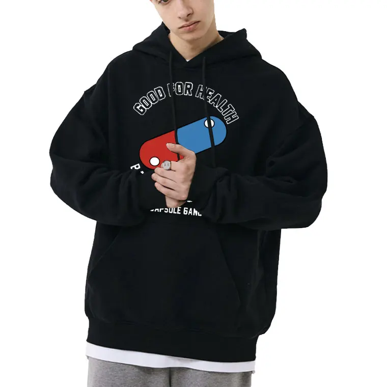 

Anime Akira Good for Health Bad for Education The Pills Hoodie Men Women Harajuku Manga Sweatshirt Unisex Hip Hop Rock Hoodies