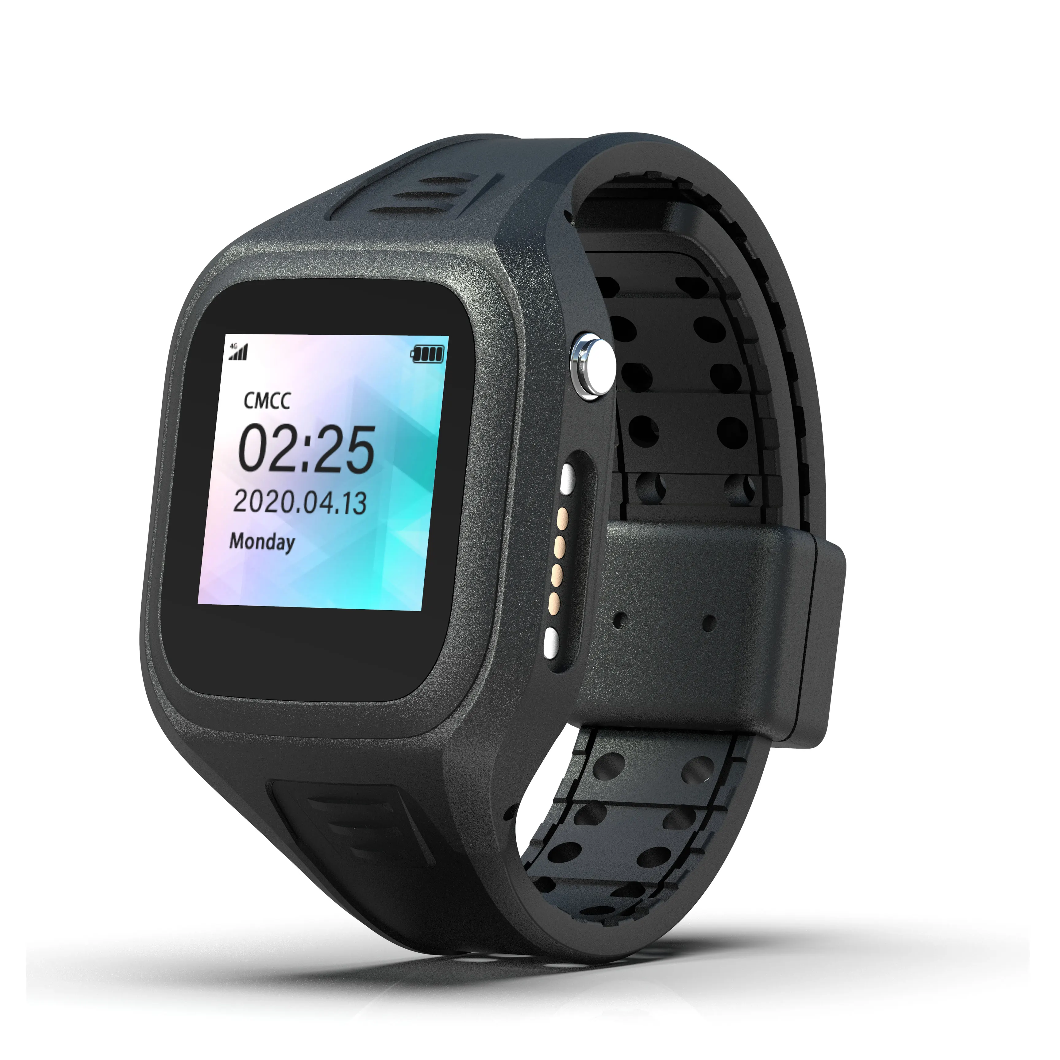 

Tamper proof GPS watch with heart rate and temperature measurement