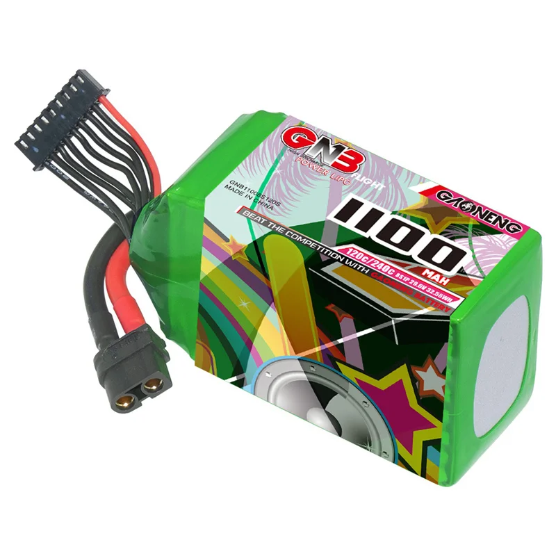 Gaoneng GNB 8S 29.6V 1100mAh 120C Lipo XT60