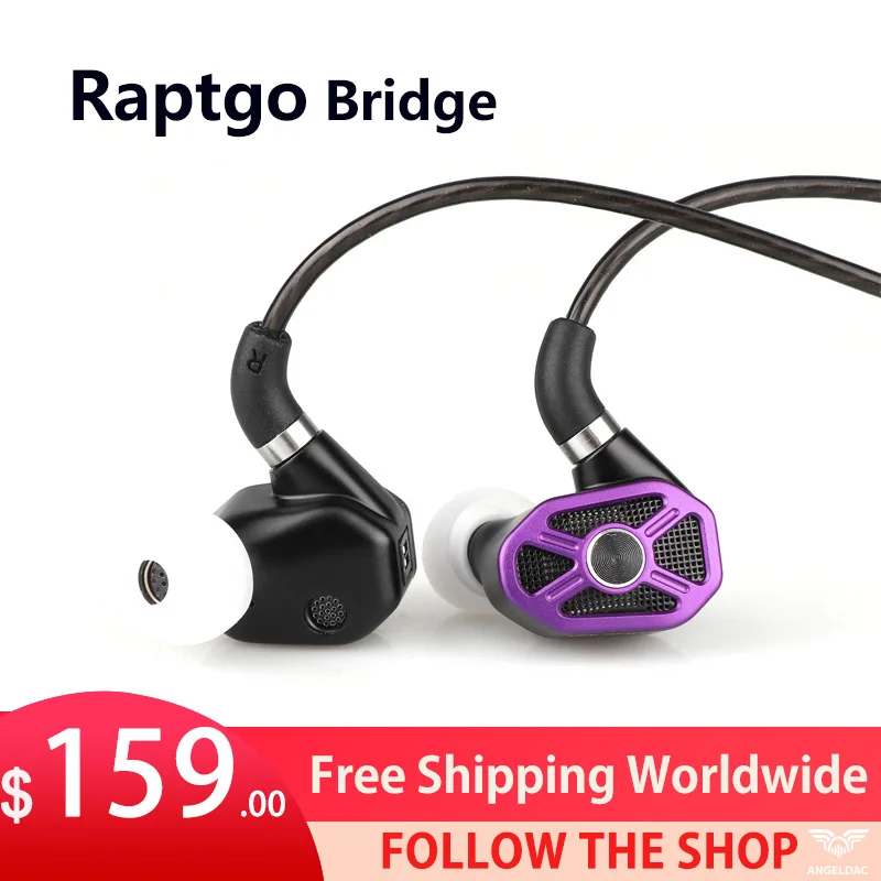 Монитор-вкладыш Raptgo Bridge 2BA + 2DD + PZT