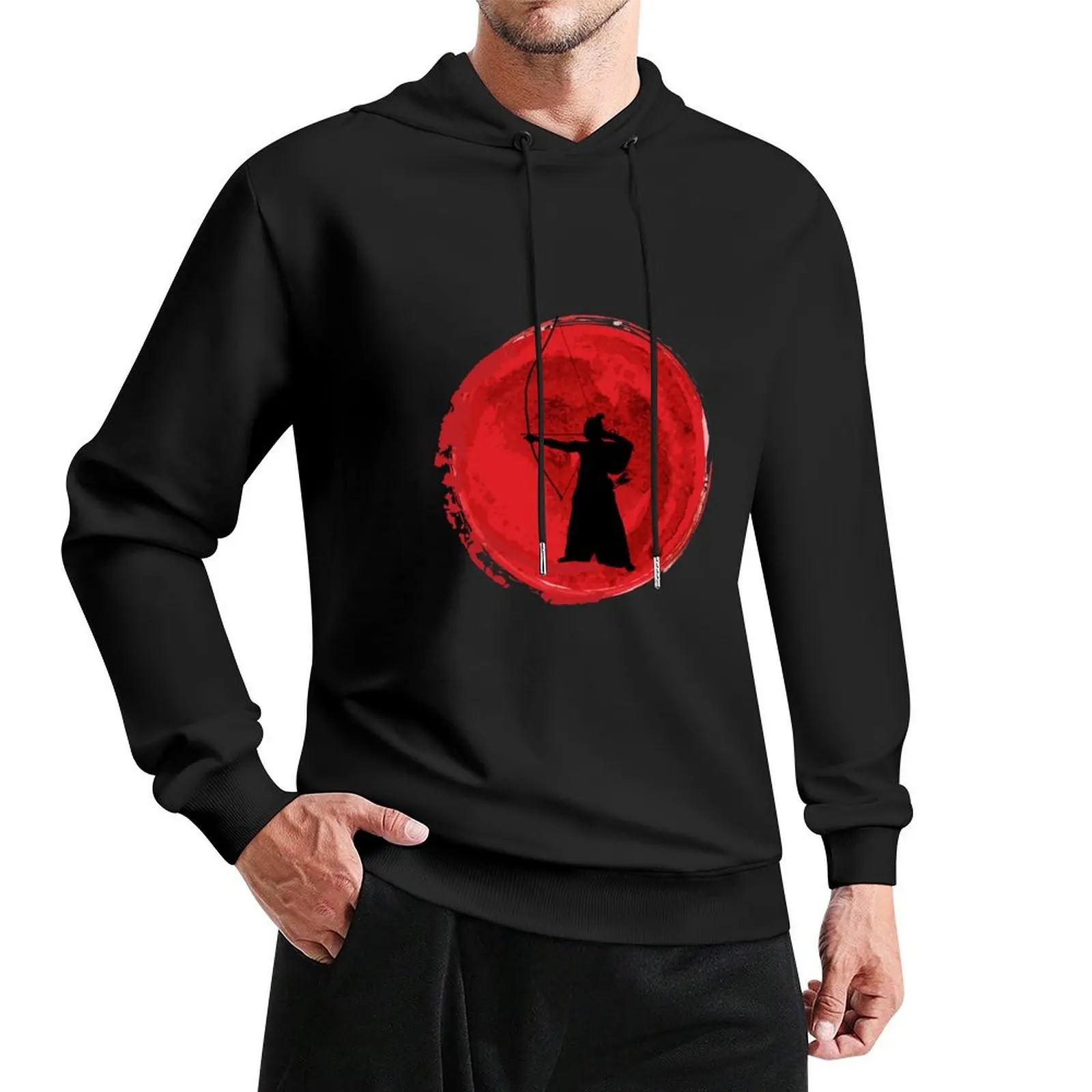 Kyudo Japan Budo Archery Samurai Ryu Pullover Hoodie clothes for men hoodie
