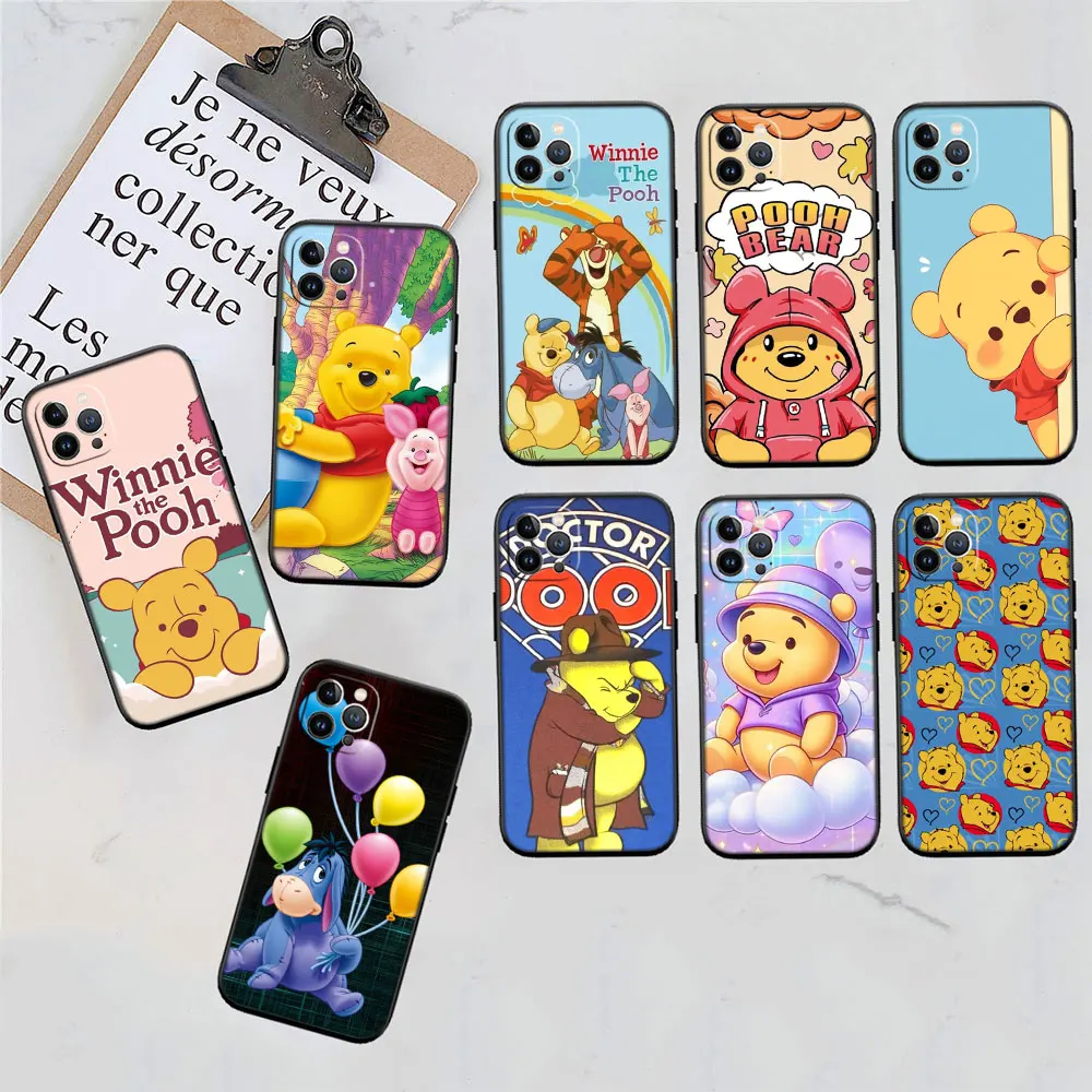 DA108 Winnie the Pooh Cartoon Case for OPPO Find X3 Reno 8 7 6 5 4 3 2 7Z 6Z 5K 4Z 2Z 2F Pro Plus Lite Neo