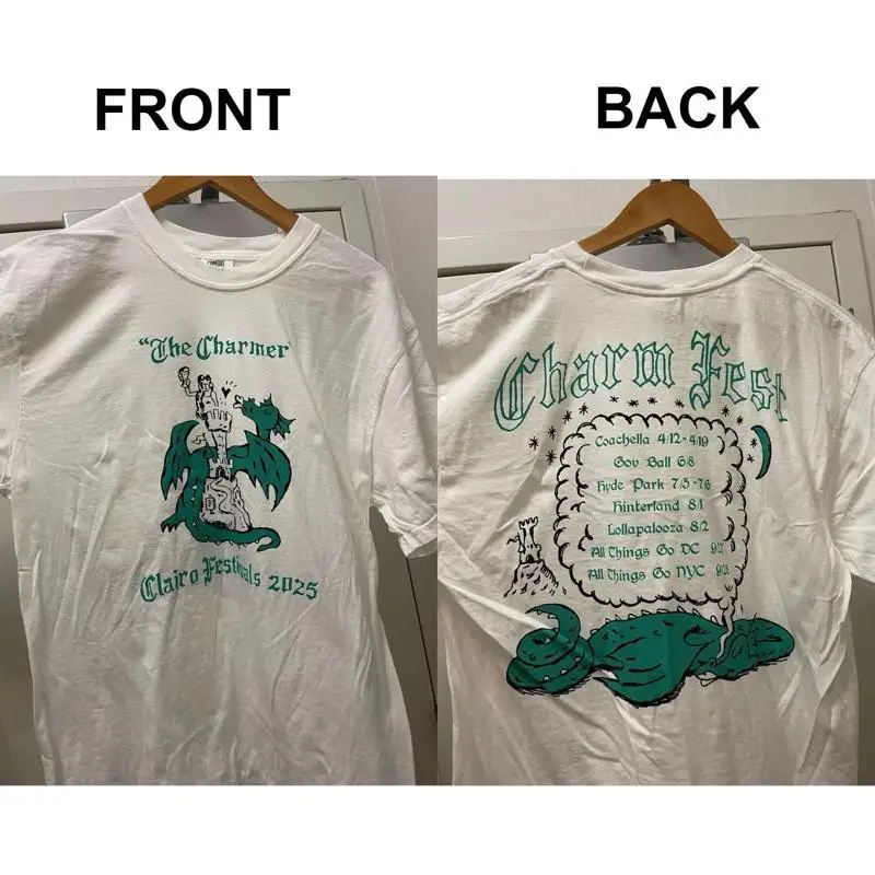 Фото Футболка CLAIRO Festival Charm TOur '25 Chicago Reprint AN55054 №1