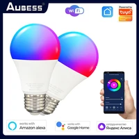 yandex alice smart bulb 15w color wifi light rgb e27 led lamp 220v 110v alexa google home assistant siri voice control dimmable