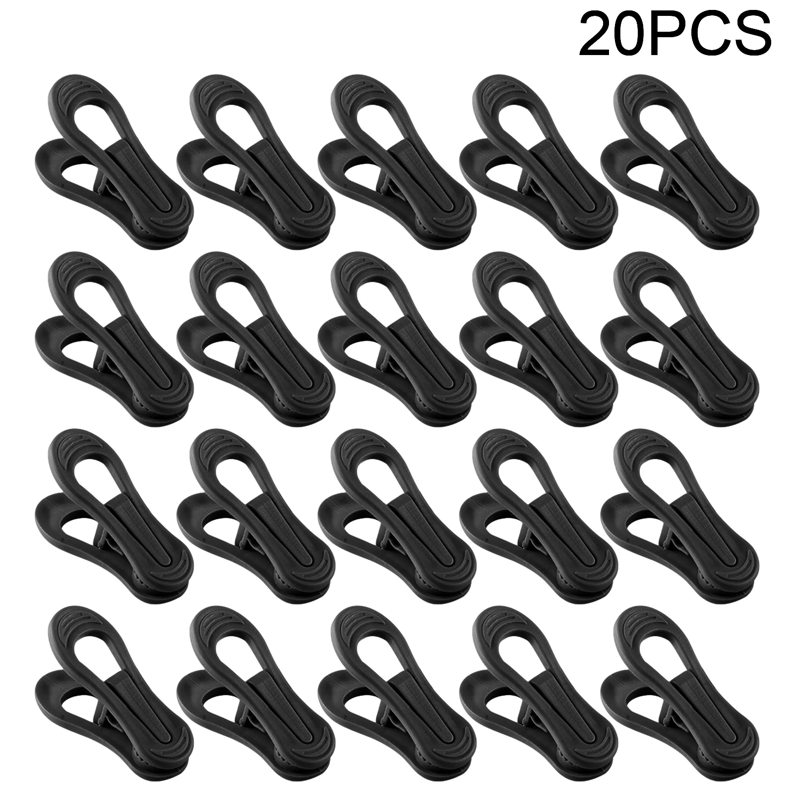 

20pcs Removable Anti Slip Drying Racks Small Windproof Reusable Portable Clothes Clip Coat For Hangers Skirt PP Home Strong Grip