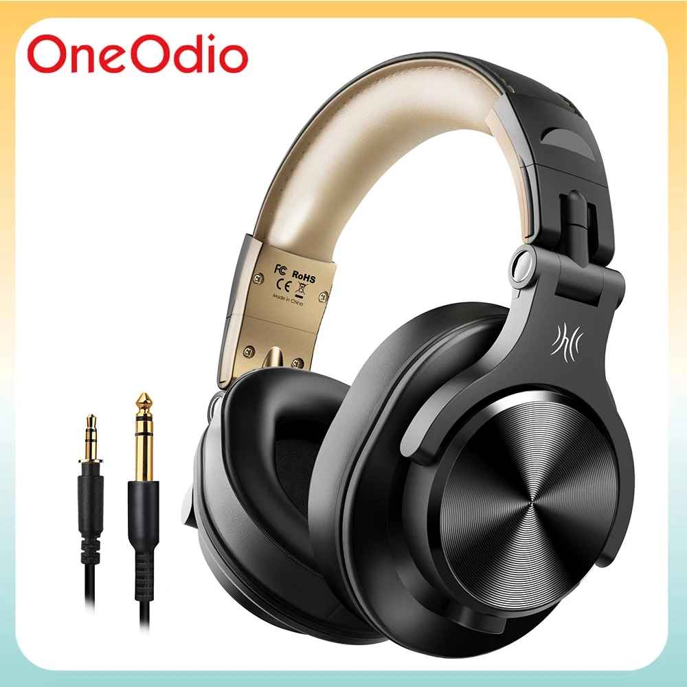 OneOdio Fusion Bluetooth5.2 Over Ear Stereo Headphones Wired/Wireless Professional Studio DJ Headphones Motor Recording Headset