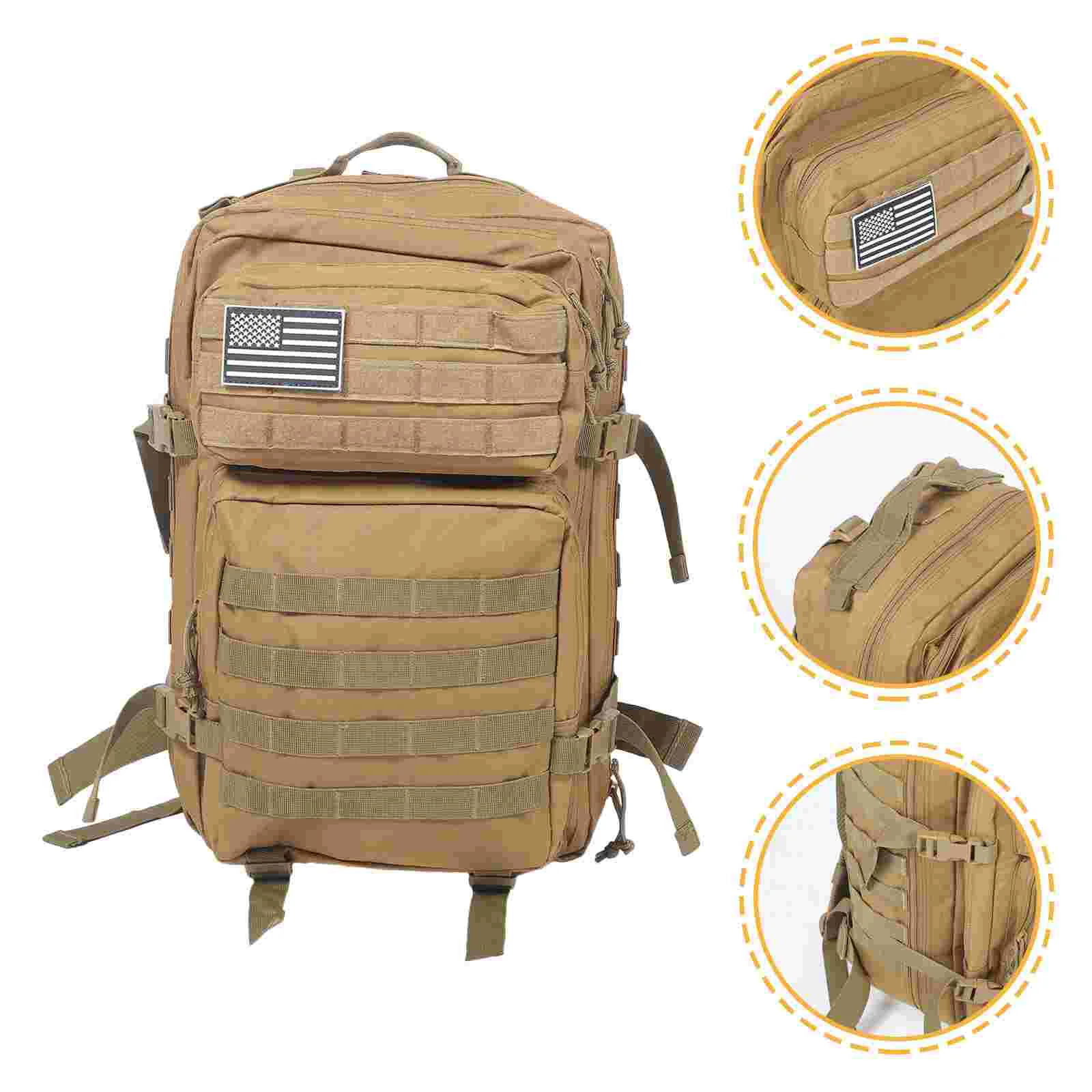 

Rucksack Shoulder Backpack Storage Bag Tools Wild Outdoor Large Capacity Oxford Knapsack Travel Sundries Bags Double