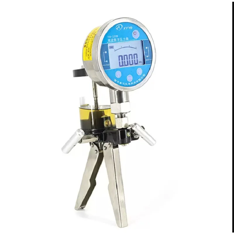 

Y060 Handheld Pressure Calibration Pump 250 Bar Liquid Type Hand Operated Pressure Pump