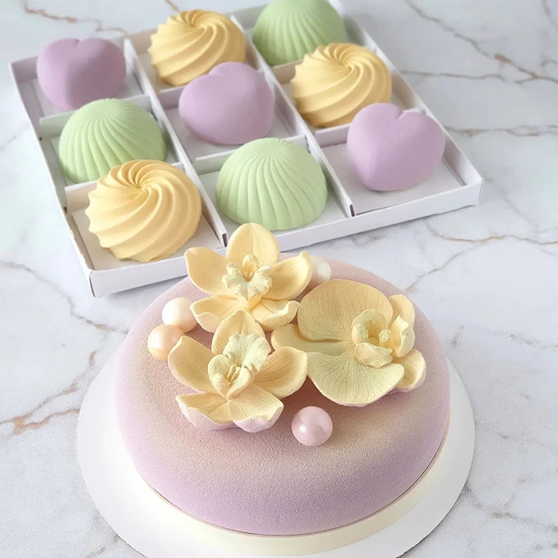 Силиконовая форма в форме бабочки орхидеи сделай сам 3D для мыла свечи торта желе