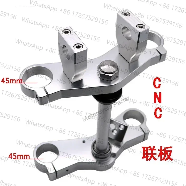 Мотоциклетный руль CNC 22 мм с тройным креплением, зажим для руля, подъемник руля 45 мм и 45 мм 205L для передней вилки мотоцикла Monkey Bike (art.: 3920d99cd8dab) - 3920d99cd8dab