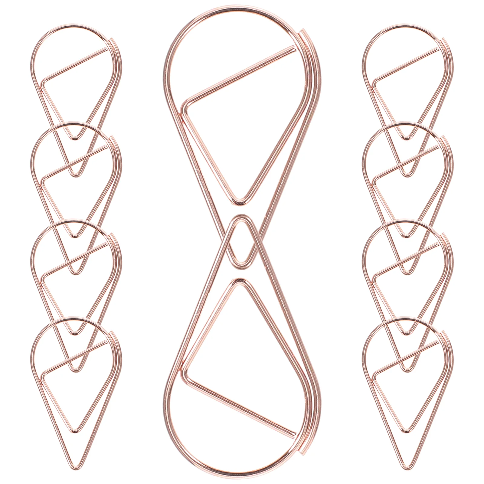 10 шт. новые скрепки для бумаг металлический настольный аксессуар милая маленькая