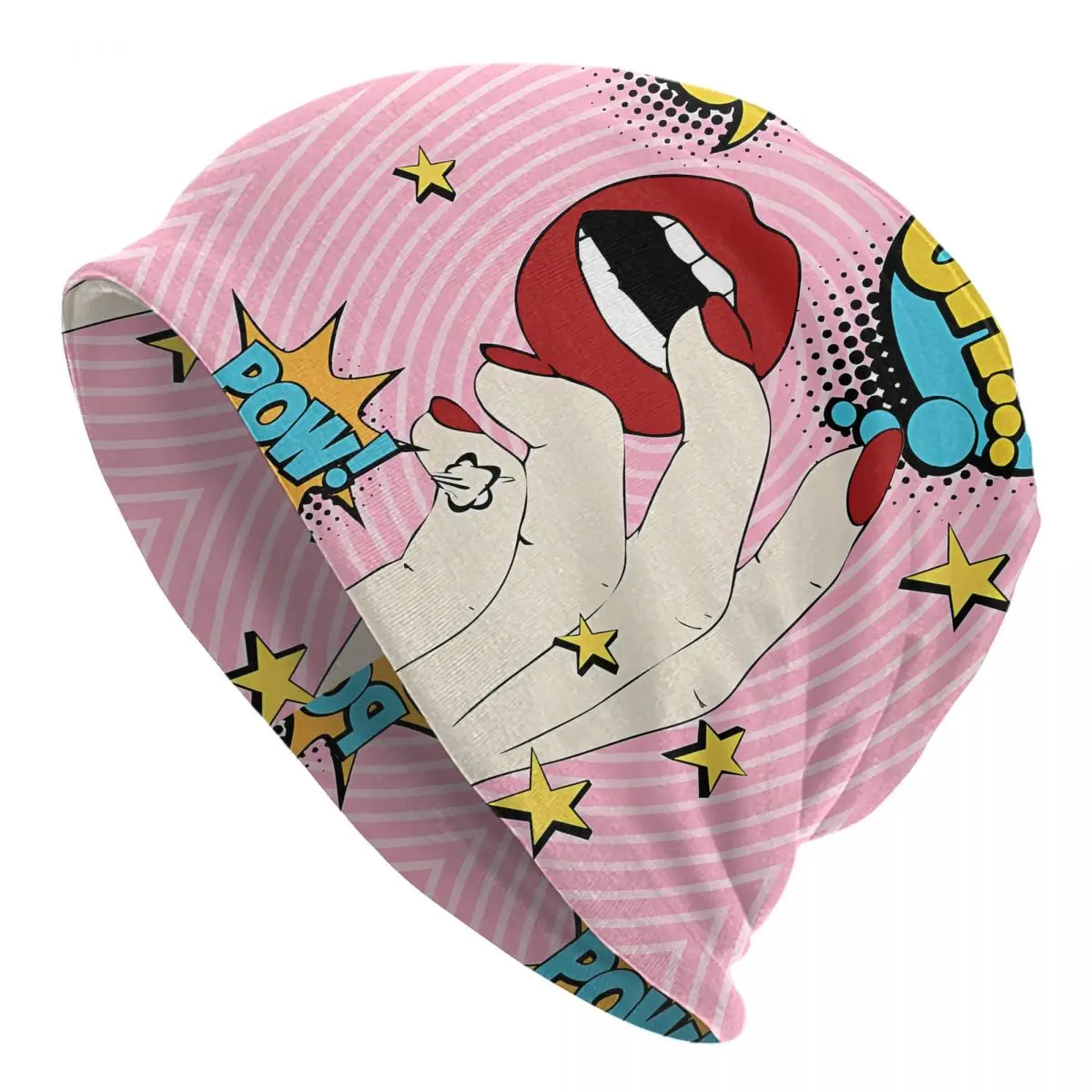 Супер еда комиксные шапки-бини в стиле поп-арт модные шапки мужские