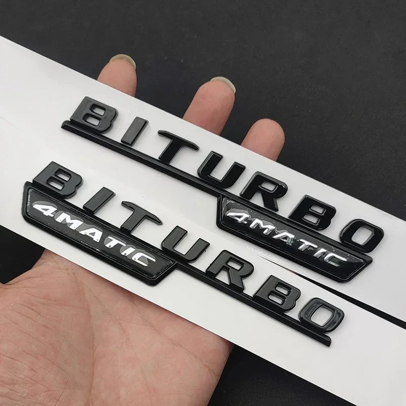 3D ABS хромированный черный автомобильный значок на задний багажник наклейка GLE 43