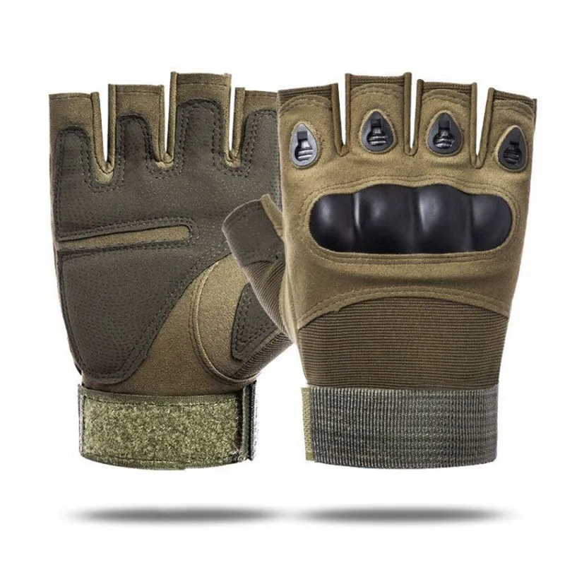 Tactical Hard Knuckle Half Finger Gloves Men's Army Military Combat Hunting Shooting Airsoft Paintball Police Duty - Fingerless 3 Tactical Hard Knuckle Half Finger Gloves Men's Army Military Combat Hunting Shooting Airsoft Paintball Police Duty - Fingerless 3