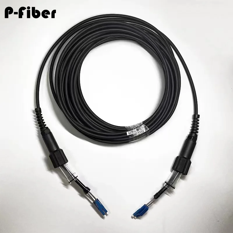 80 м 2/4 ядер Φ 7 0 мм 2C 4C CPRI LC SC FC APC SM DVI водонепроницаемый FTTH jumper оптический