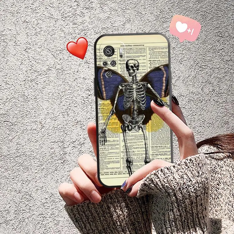 

Flowers And Skulls Phone Case For Redmi Note 7 Pro Note 7 Pro 8 2021 8T 10 10S 9 5G 9T Max 10T 9S F5ho Android Slot Ultra