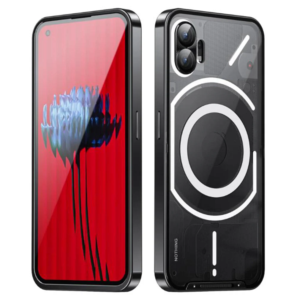 

Ультратонкий металлический магнитный чехол с рамкой, простой защитный чехол для телефона, чехол для телефона с защитой от падения