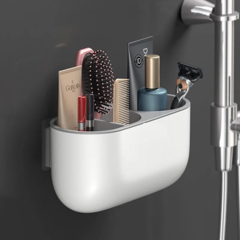 

Полка для хранения ECHOME, многофункциональный фен для волос, держатель для ванной комнаты, настенное устройство для сушки волос