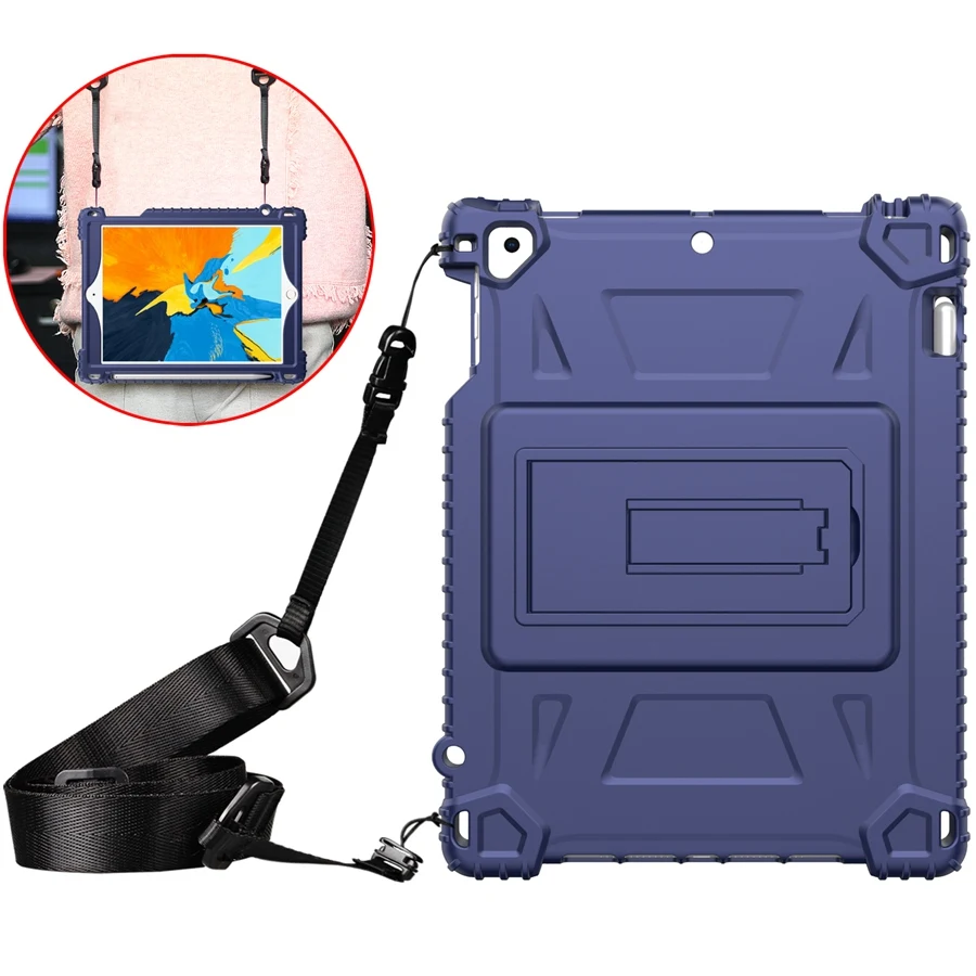 

Soft Silicon Case Cover for ipad pro 9.7 Funda Protective Cover Stand Holder for iPad 2 3 4 iPad 5 iPad 6 iPad 9.7" 2017 2018